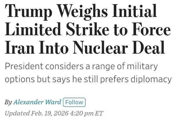 미국, 이란에 제한적 공습 실시 가능성_1.webp