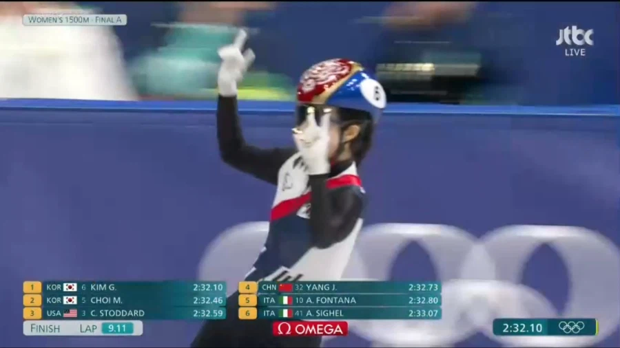 [속보] 김길리 金, 최민정 銀... 밀라노 올림픽 쇼트트랙 1500m_6.webp