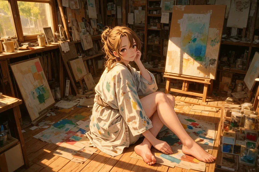 [AI 음악 & 앨범 이미지]: 五感のままで (오감)_1.webp