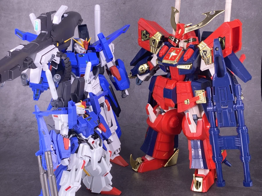 MG 풀 아머 ZZ 건담 Ver.Ka 비교 + 포징 사진_12.webp