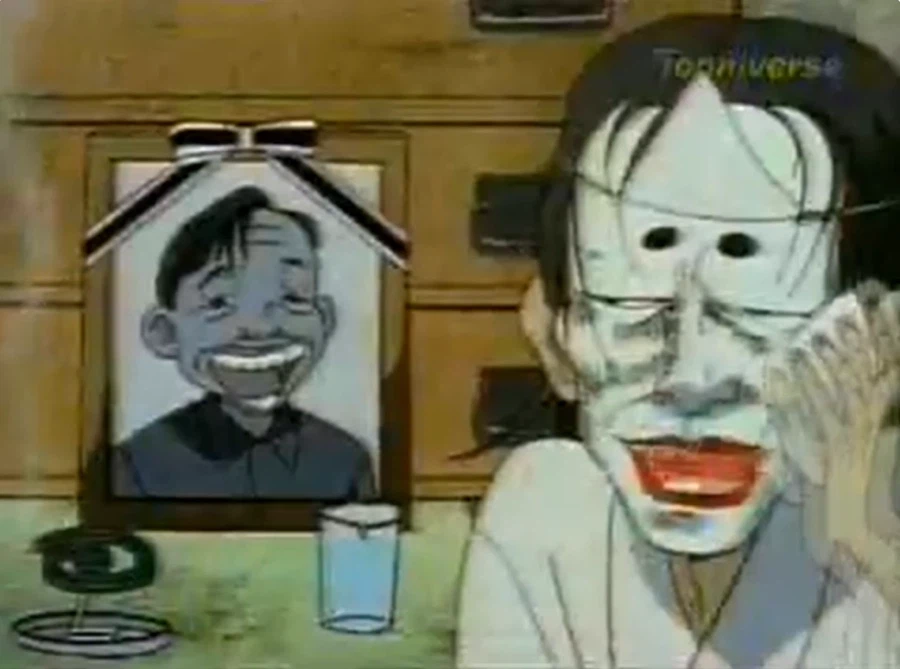 괴짜가족) 악령이 되어 나타나도 이상하지 않을 상황_1.webp