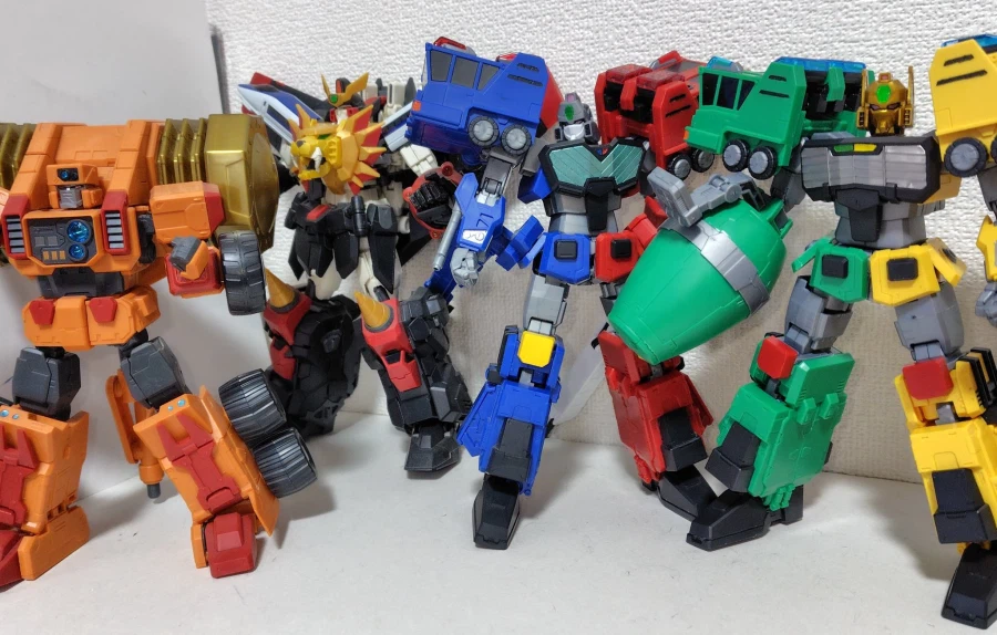 HG 격룡신 가조립 + 가오가이가 시리즈 나열 사진_12.webp