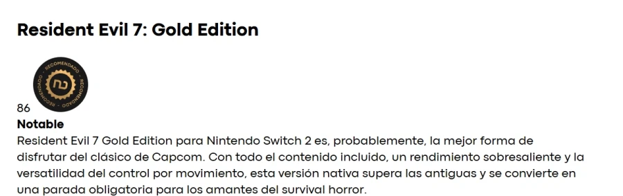 NS2 바이오하자드 7 골드 에디션 리뷰 점수 및 플레이 영상_2.webp