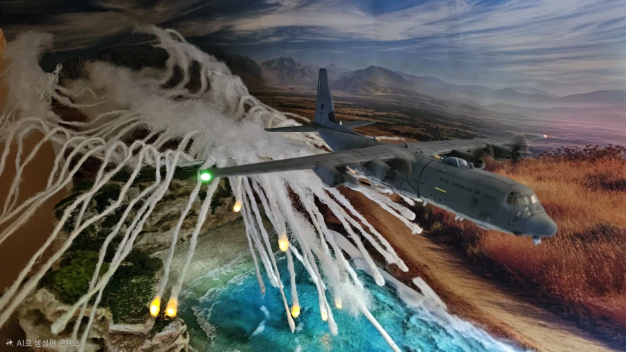 아카데미 C-130 1/144 플레어 디오라마_1.webp