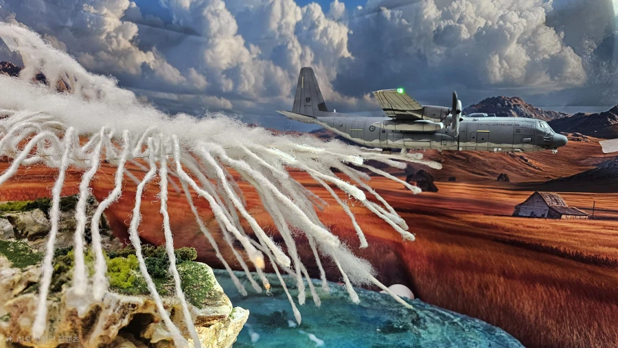 아카데미 C-130 1/144 플레어 디오라마_4.webp