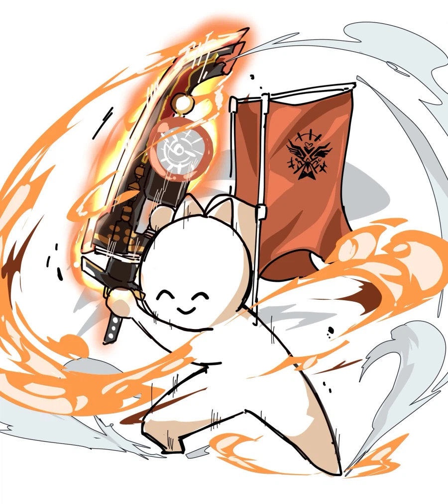 버튜버) 여러 검을 사용하는 카자마 이로하_1.webp