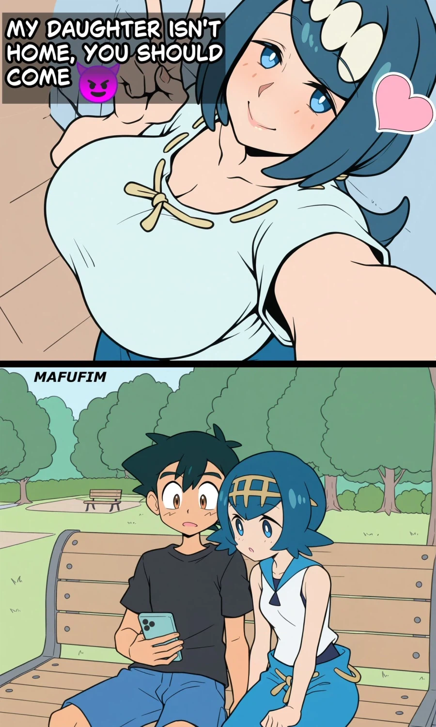 포켓몬) 딸이 집에 없어요, 당신은 와야만 해요 😈_1.webp