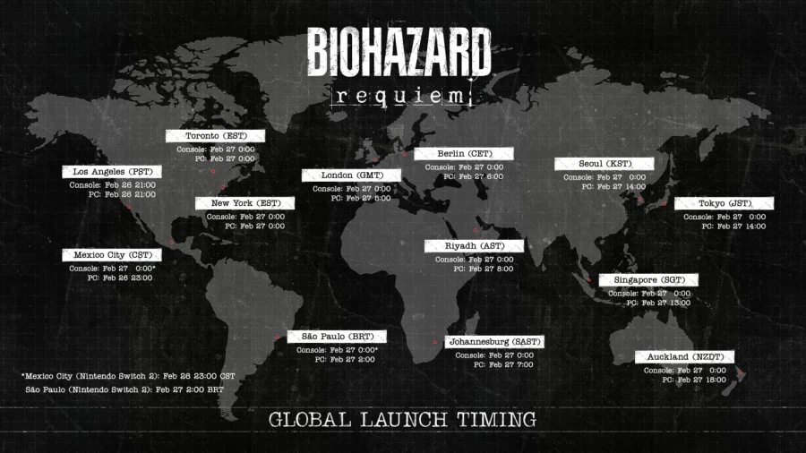 바이오하자드 레퀴엠 PC판 글로벌 론칭 시간_1.webp