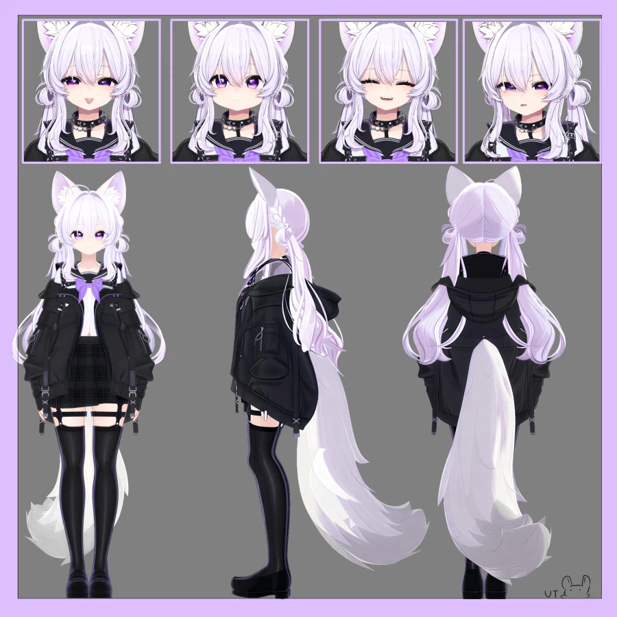 버튜버) 삼면도 처음으루 만들어봤어여!!_1.webp