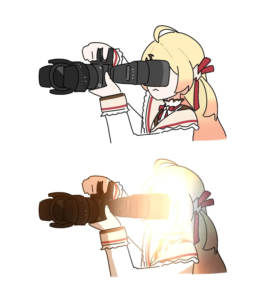 버튜버)카메라 찍는 카나데_1.webp