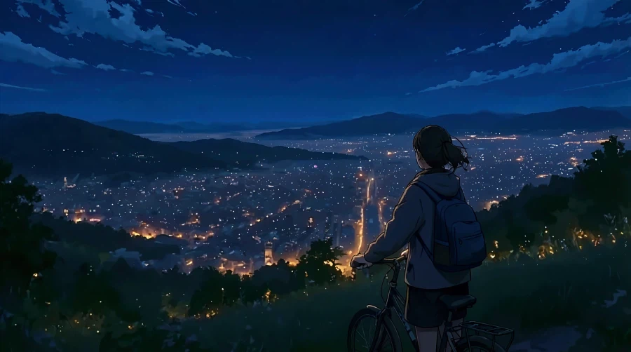 [AI 음악 & 앨범 이미지]: 밤하늘 (Night Sky)_1.webp