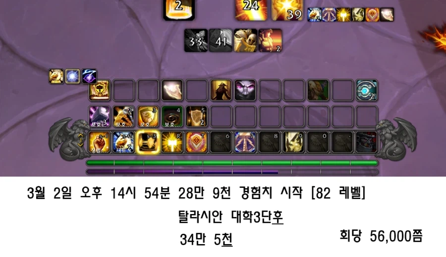 와우) 탱커 특성은 탈라시안 대학이 레벨업으로 나을수도 있습니다._1.webp