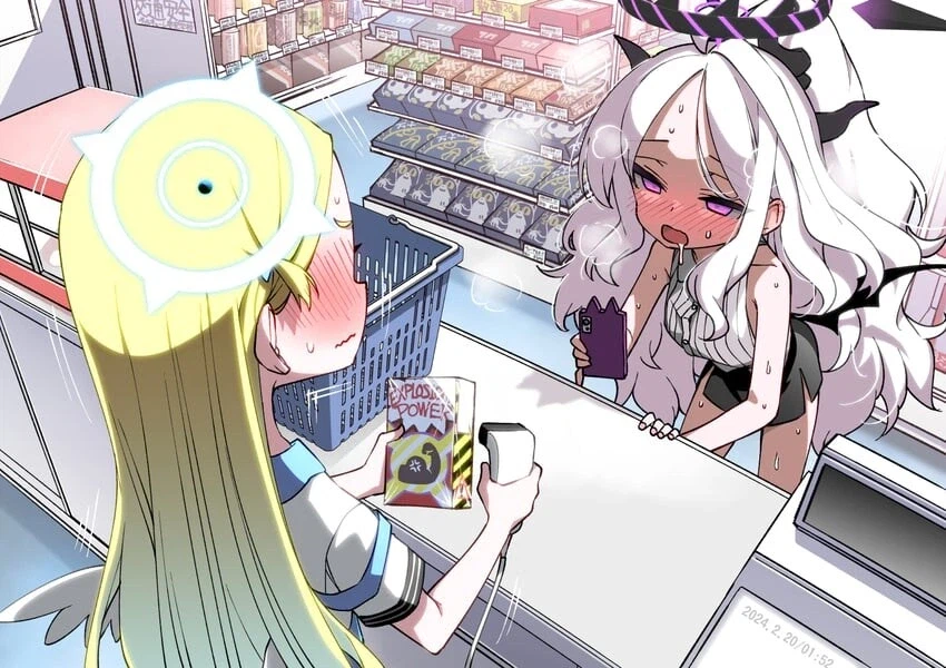 블루아카) 게헨나에서 식사를 대접받는 선생_7.webp