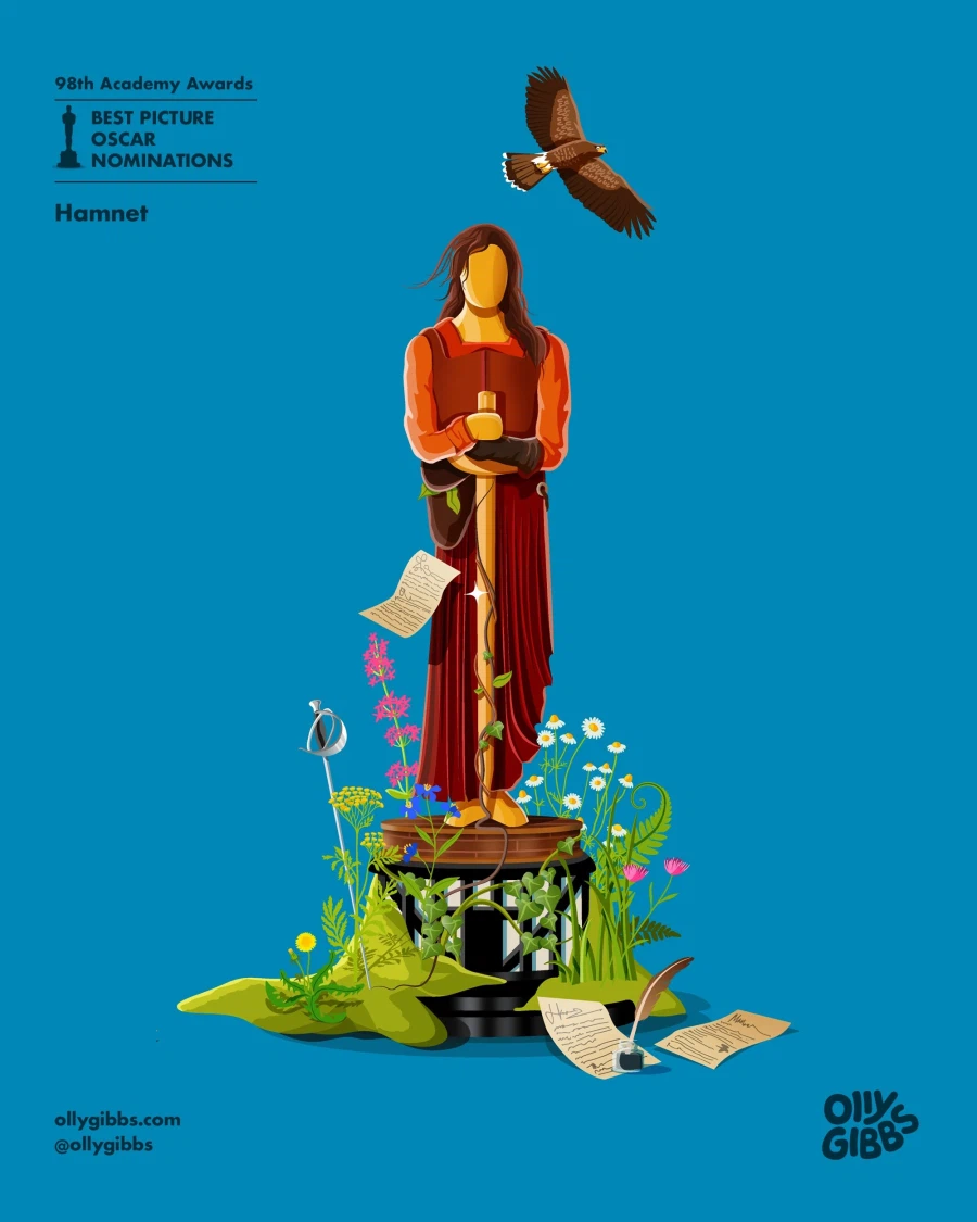 [영화] 2026 오스카 아카데미 작품상 후보작들의 일러스트_3.webp