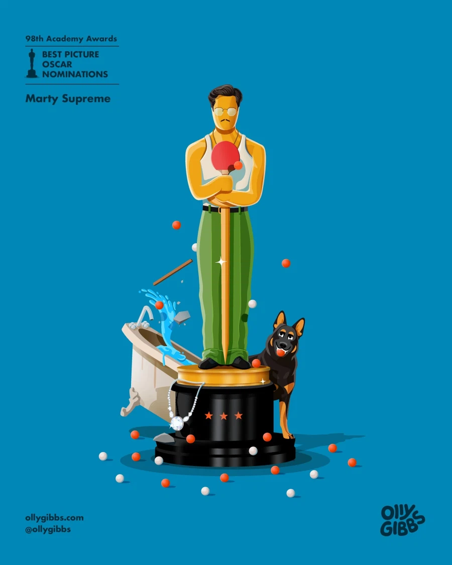 [영화] 2026 오스카 아카데미 작품상 후보작들의 일러스트_10.webp