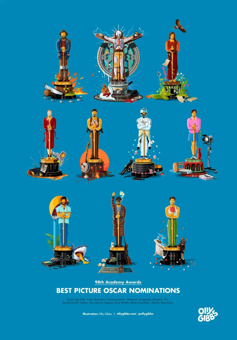 [영화] 2026 오스카 아카데미 작품상 후보작들의 일러스트_11.webp
