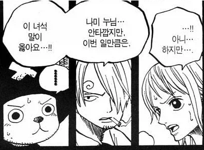 캐릭터 묘사의 절정이라는 원피스 워터세븐 편 내부 분열 장면_9.webp