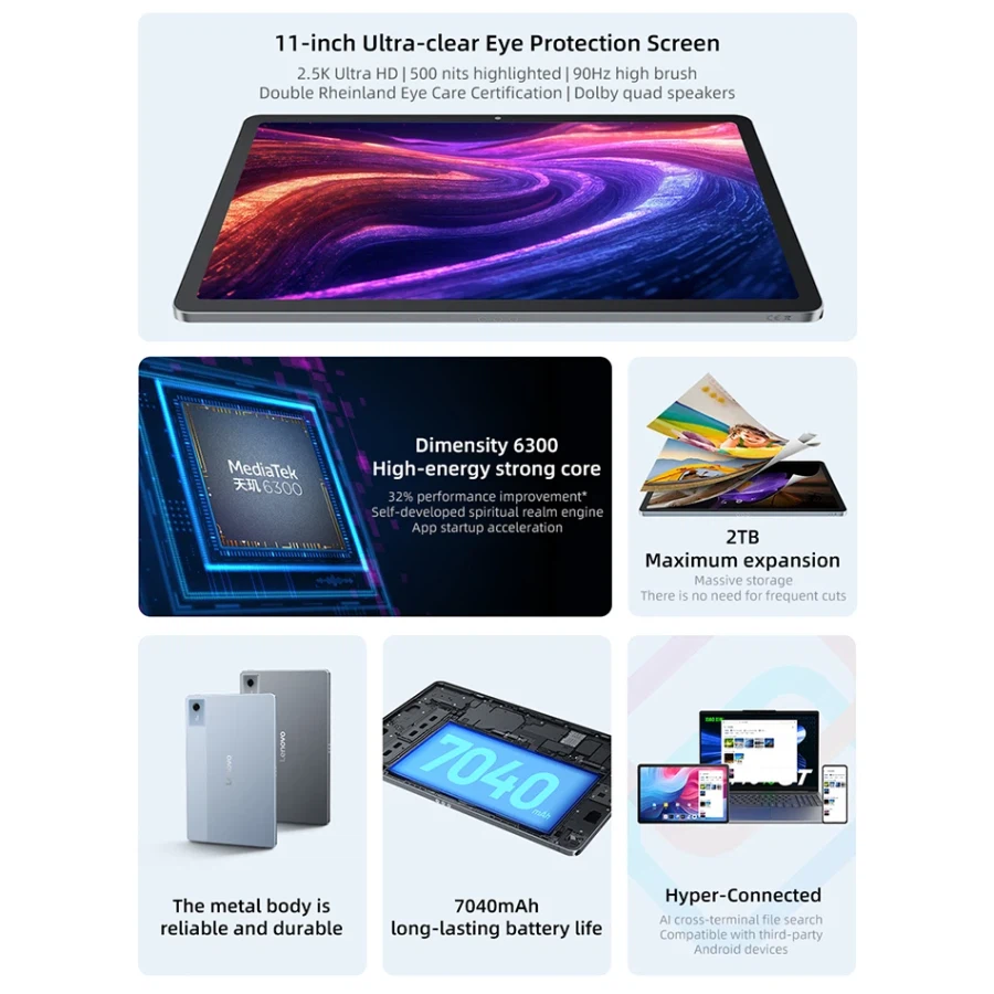 [알리] 레노버 샤오신 패드 11 2025 탭 8G 128G ($76.87/무료)_3.webp