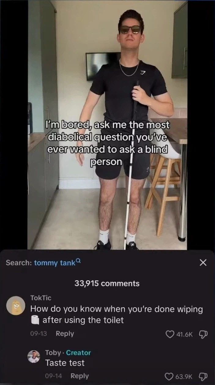 ???: "맹인인데 질문 받는다.".jpg_1.webp