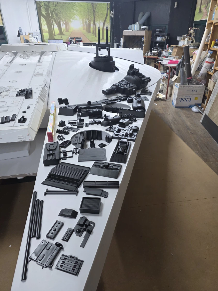 1/6 스케일 스타워즈 밀레니엄팔콘 핸드메이드 작업기 2부_3.webp