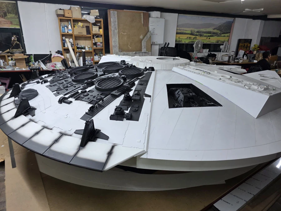 1/6 스케일 스타워즈 밀레니엄팔콘 핸드메이드 작업기 2부_9.webp