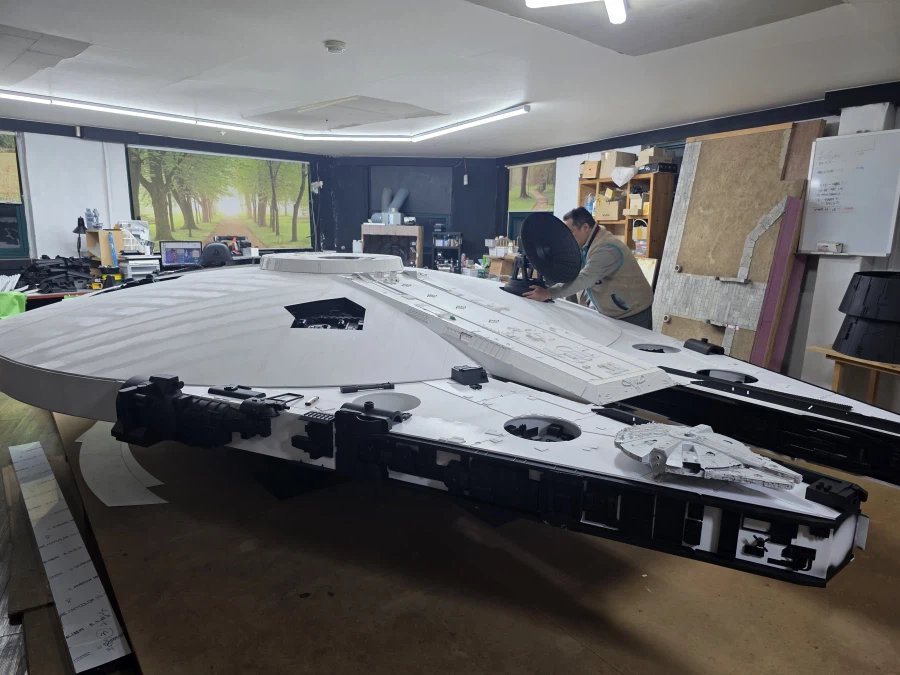 1/6 스케일 스타워즈 밀레니엄팔콘 핸드메이드 작업기 2부_12.webp