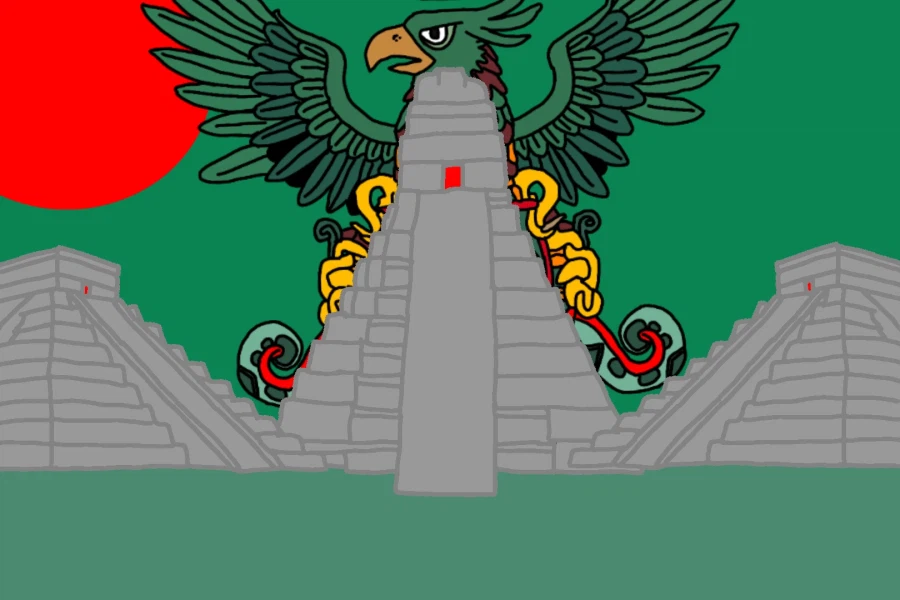 창작,깃발)"오늘 만든 마야 아하우 깃발"_1.webp