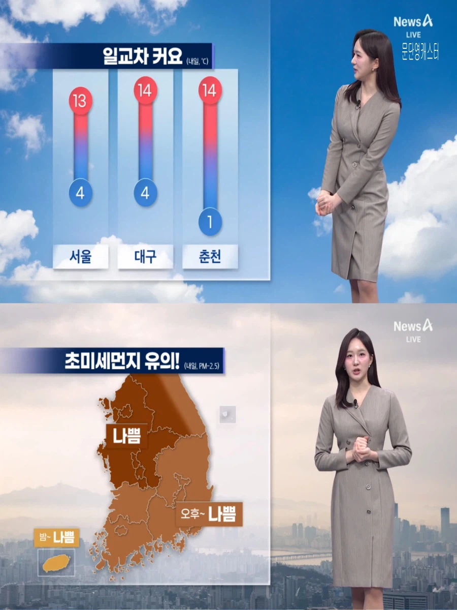 내일, 대체로 흐린 날씨(큰 일교차, 대기질 차차 탁해져)_10.webp