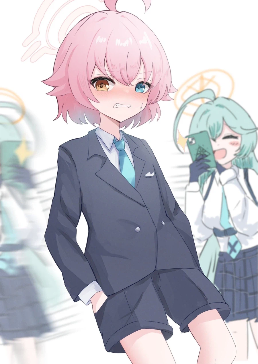 블루아카)반바지 정장 호시노_1.webp