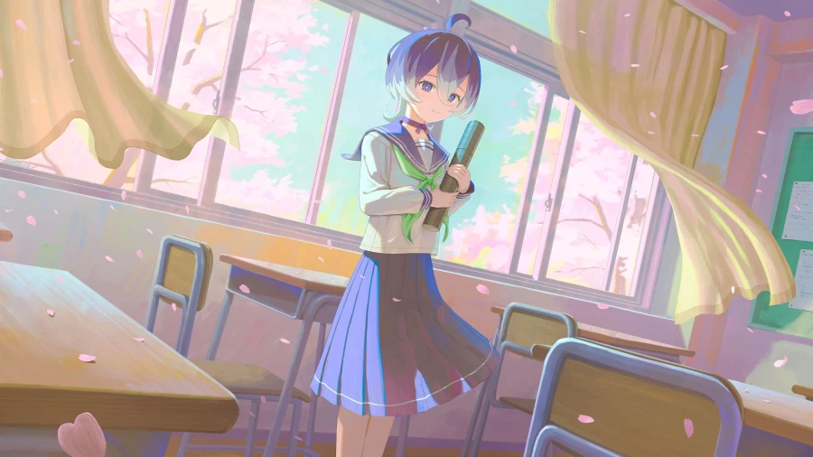 카미츠바키)미코토 - 여행을 떠나는 날에 커버 / 아즈사가와x이세계정서 커버_1.webp