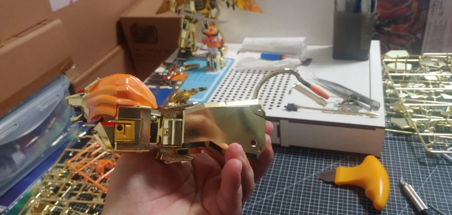 사제맥기 고토부키야 마하 스페리온, SMP 레온카이저 조립 부분도색_49.webp