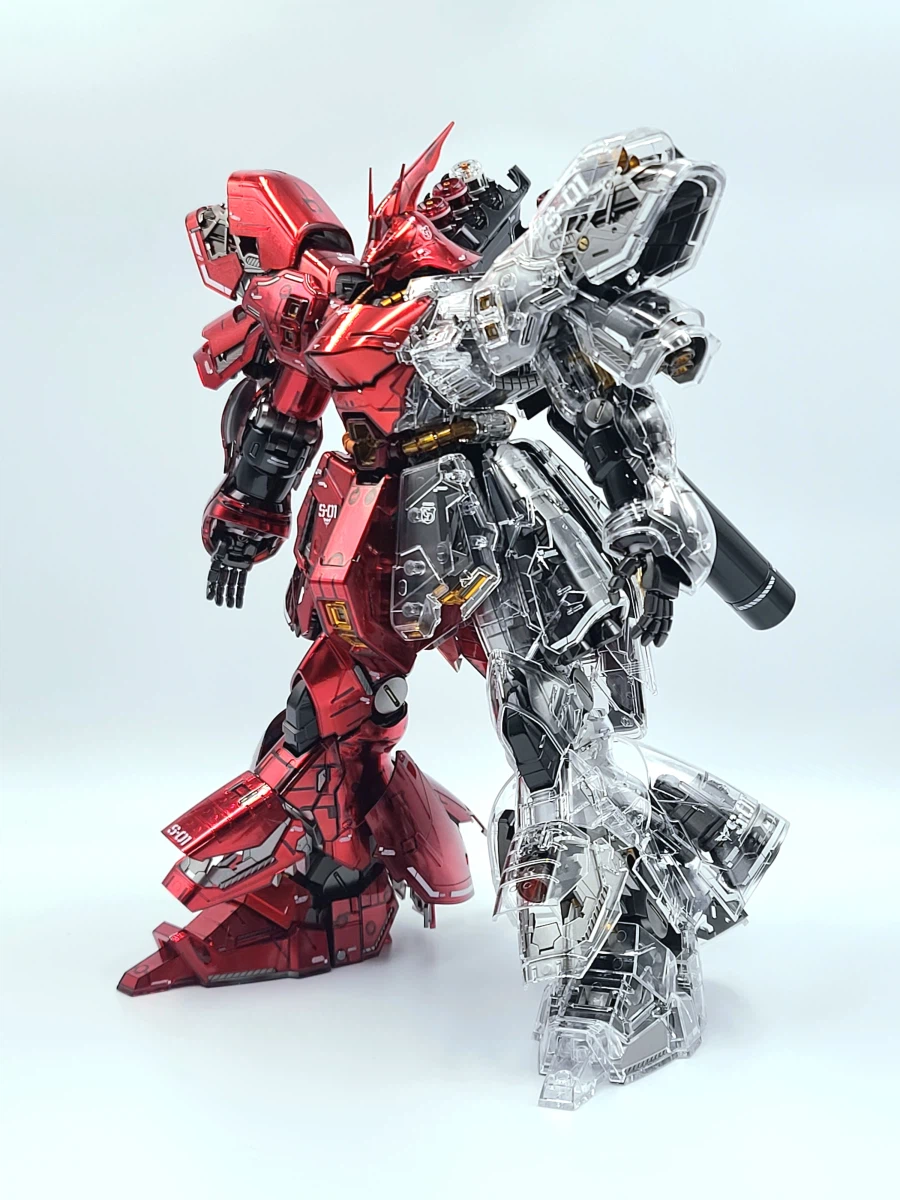 MG 사자비 버카 메카니컬클리어(반반 코어 도색)입니다._3.webp