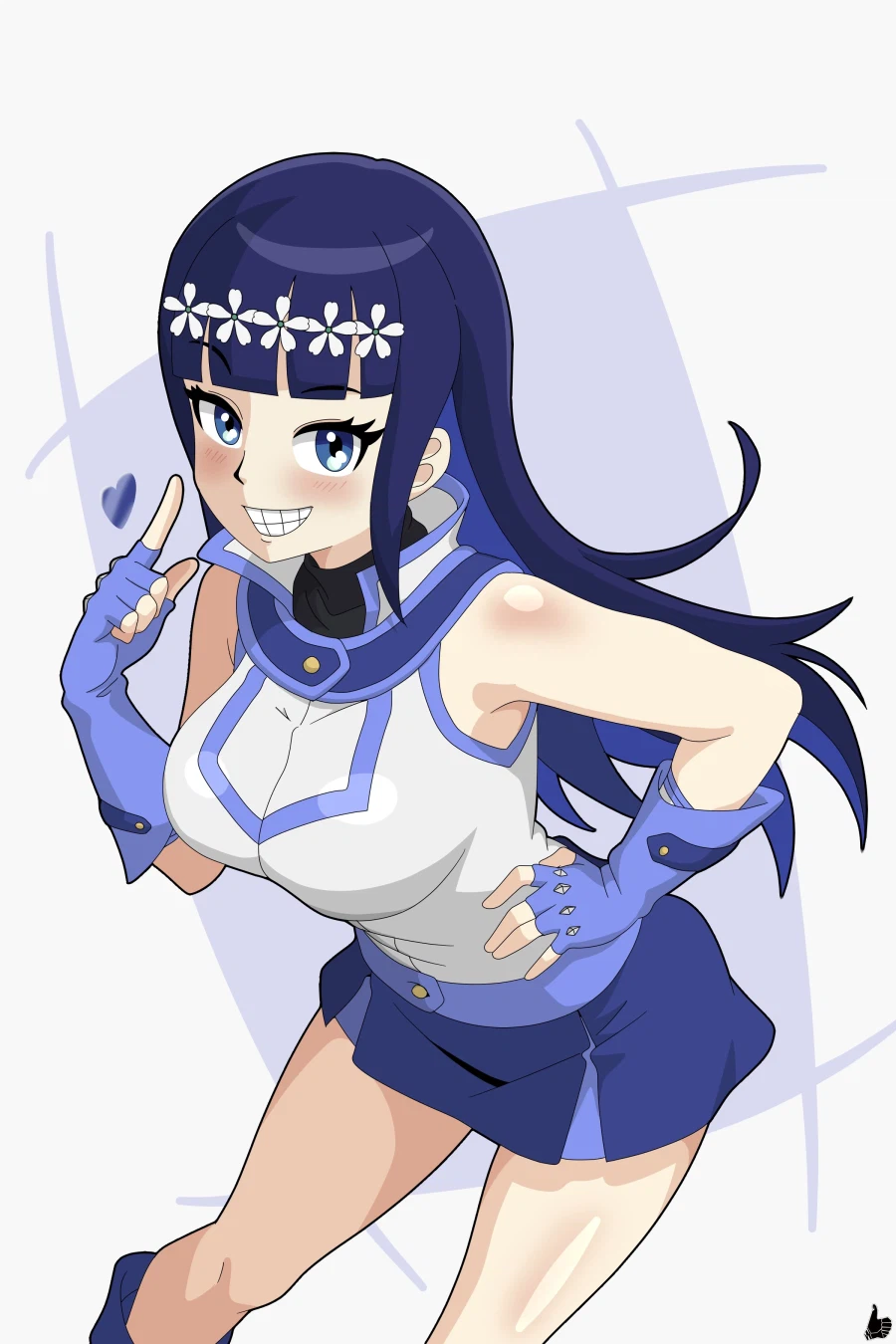 오벨리스크 블루 교복 스트리머 팬아트_1.webp