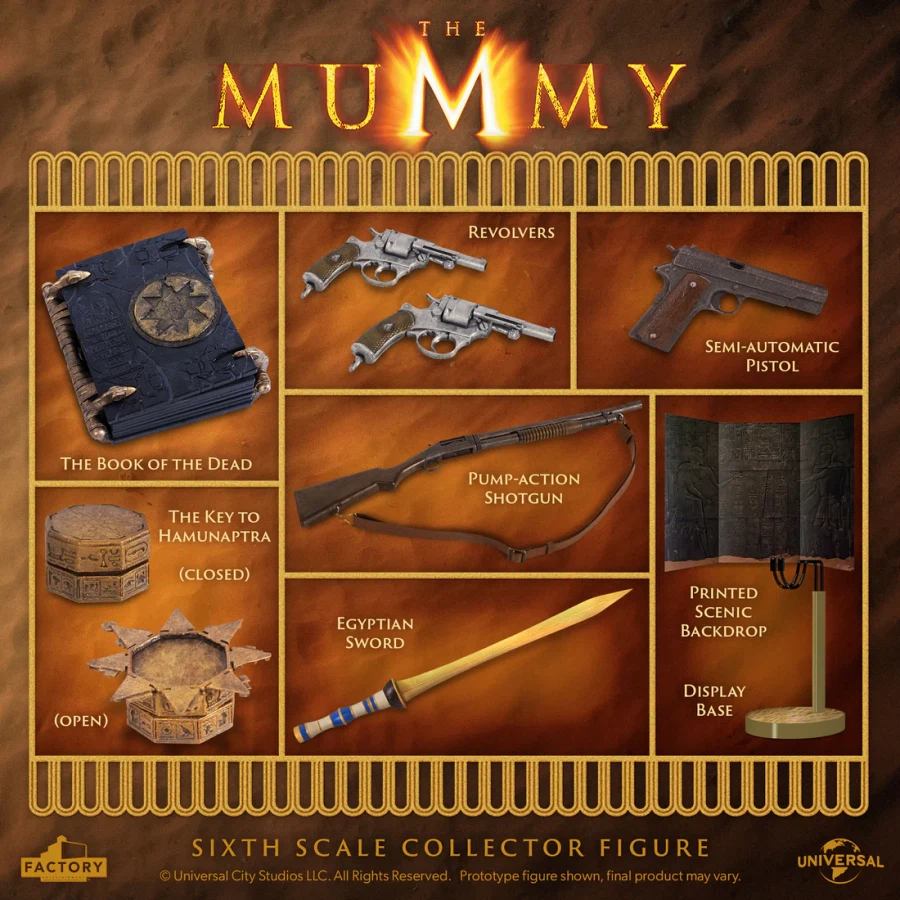 ( factoryent ) 영화 미이라 릭 오코넬 12인치 피규어_10.webp