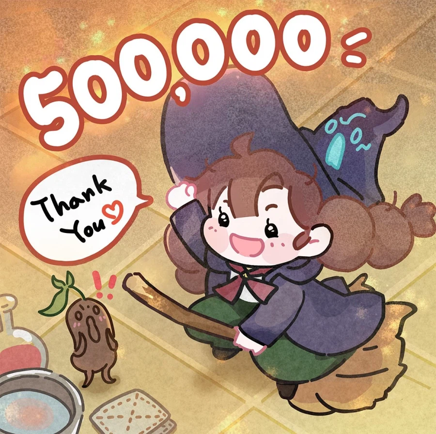 써니사이드업 ‘숲속의 작은 마녀’ 스팀 누적 판매량 50만장 달성_1.webp