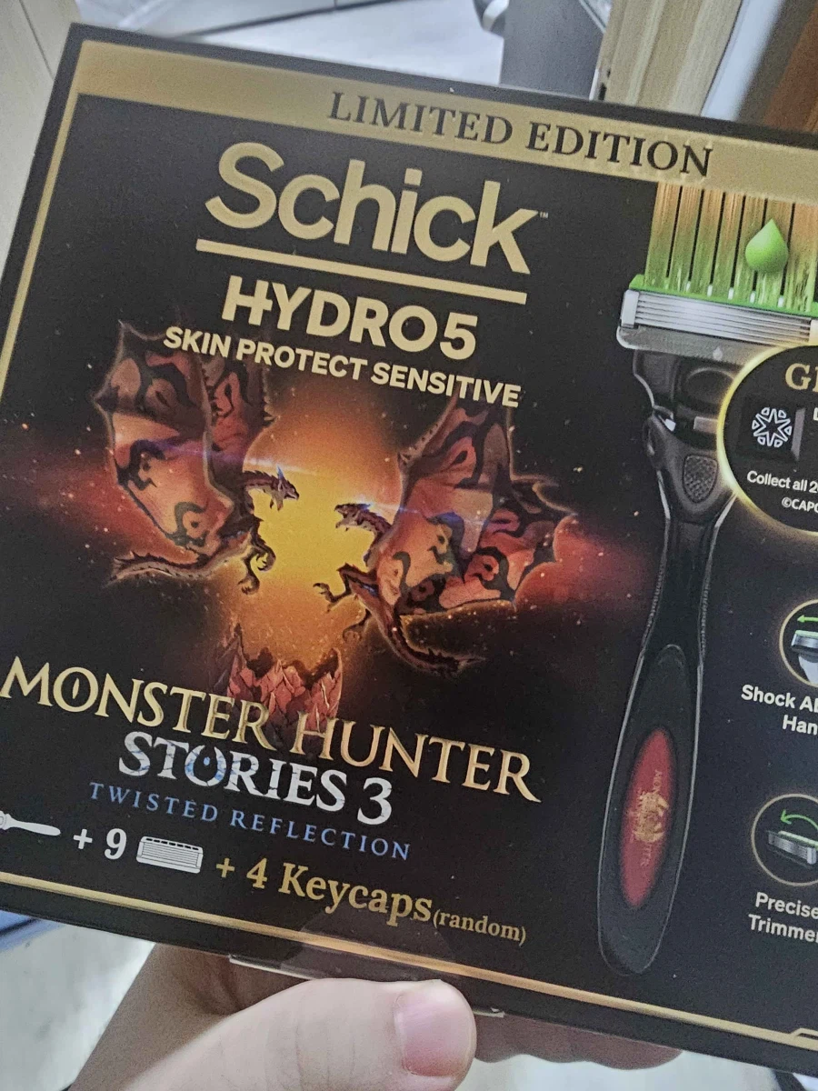 몬헌스토리즈3) 오 면도기 콜라보 상품 왔당!_1.webp