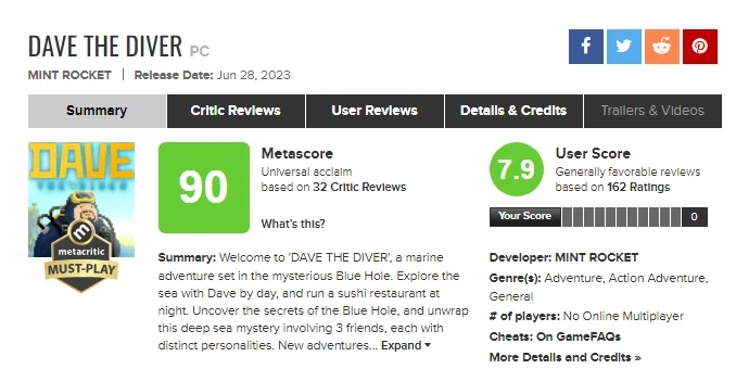 최근래 한국에서 나온 싱글 게임들 메타 크리틱 모음_1.webp