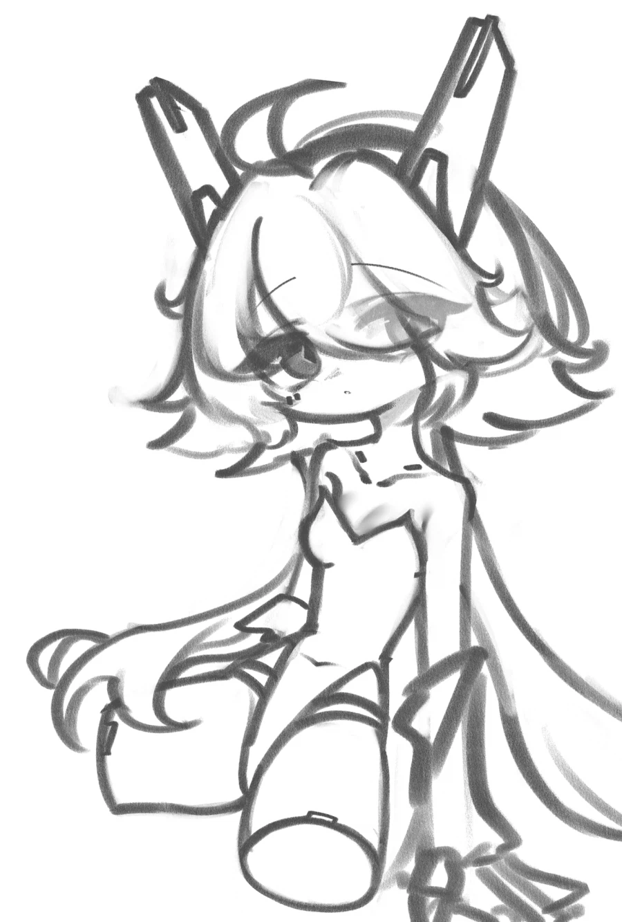 트릭컬) 메인스 본 소감을 담아 그린 흑뉴아_1.webp