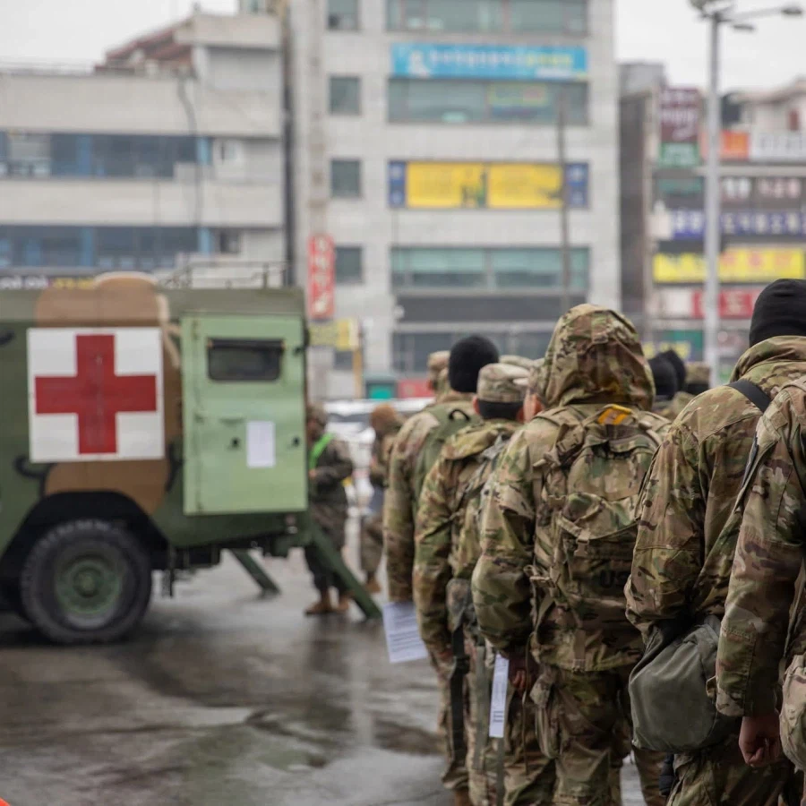 올해 프리덤 쉴드 훈련간 미군 부상자 후송훈련_1.webp