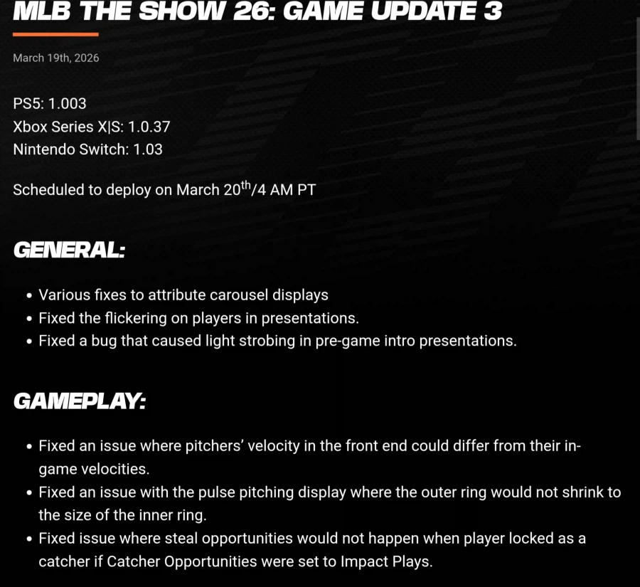 MLB 더쇼 26 업데이트 3(한국시각 20일 저녁 9시)_1.webp