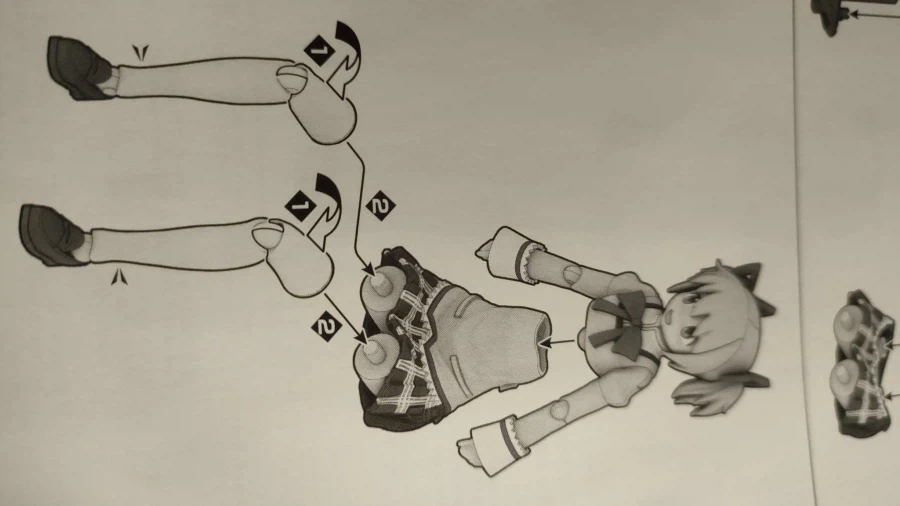 30MP 카나메 마도카 교복 Ver 가조립 + HG 타이터스 조합 사진_1.webp