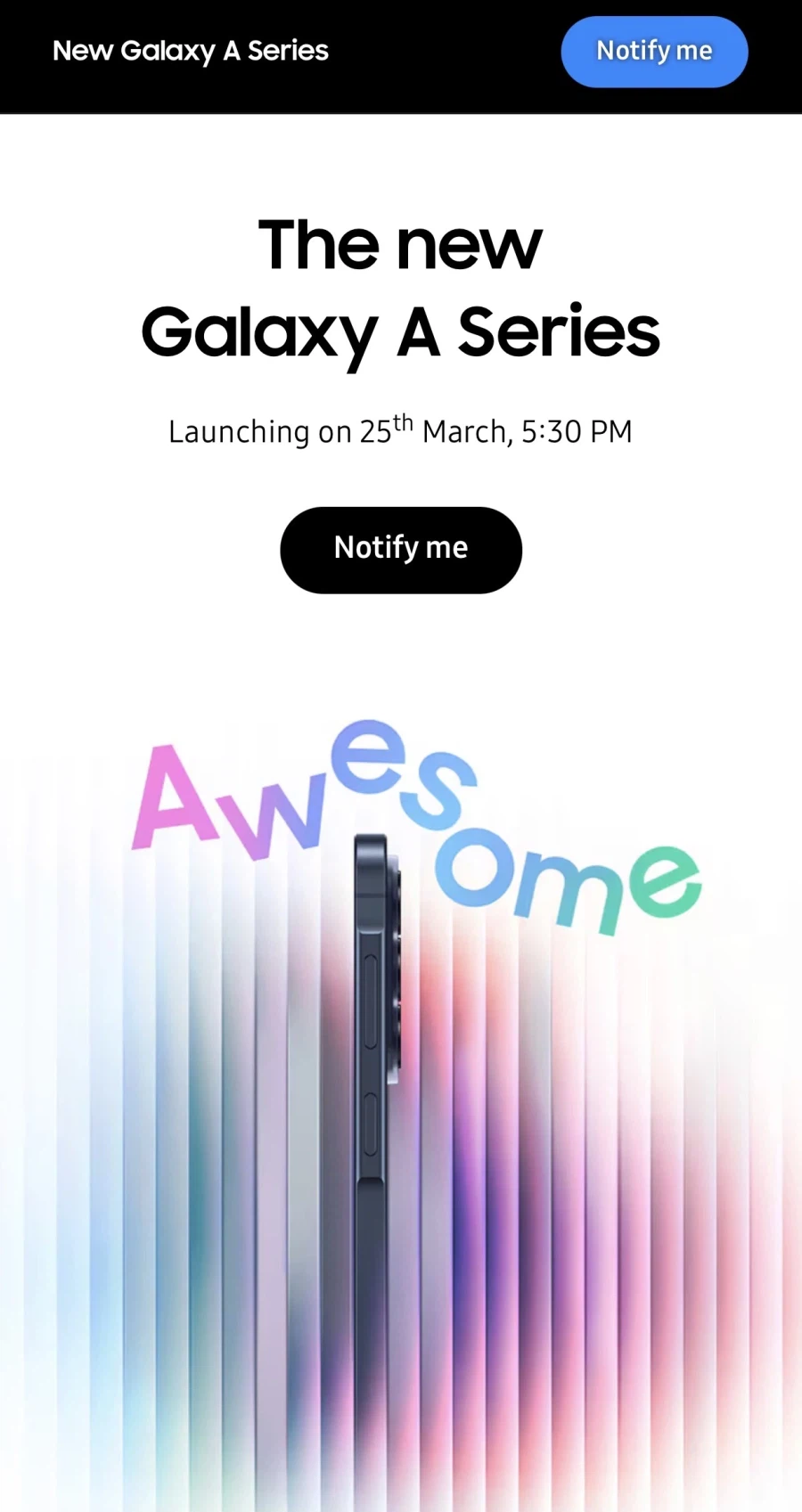 삼성 인도, 새로운 갤럭시 A 시리즈 티저 공개_1.webp
