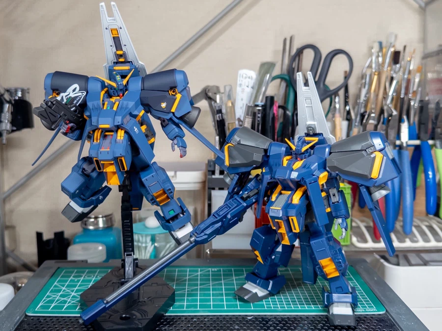 HGUC 1/144 건담 TR-1 헤이즐 改 이카로스 유닛 장비 해외 리뷰_107.webp