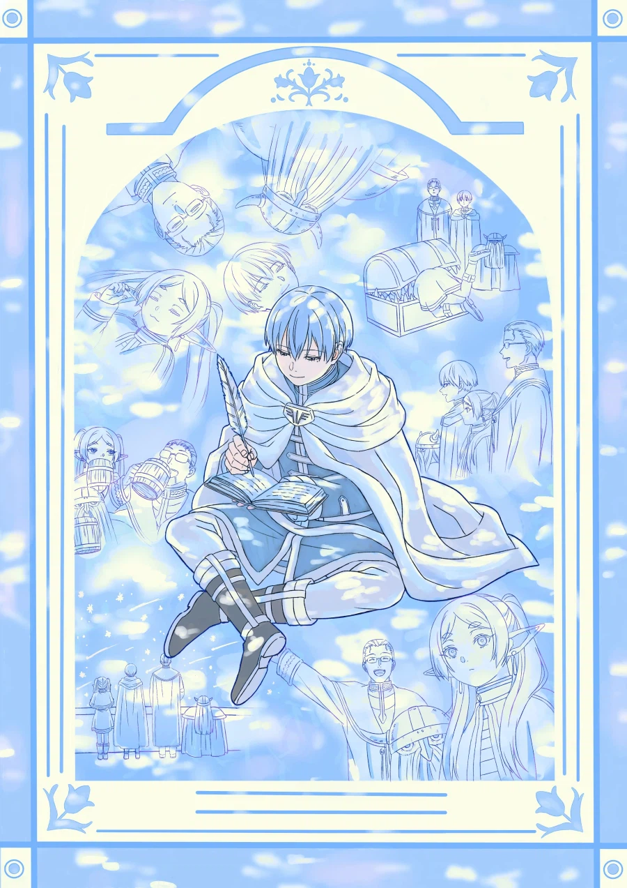 [장송의 프리렌] 2기 9화 엔드카드풍 일러스트, 10화 예고_1.webp