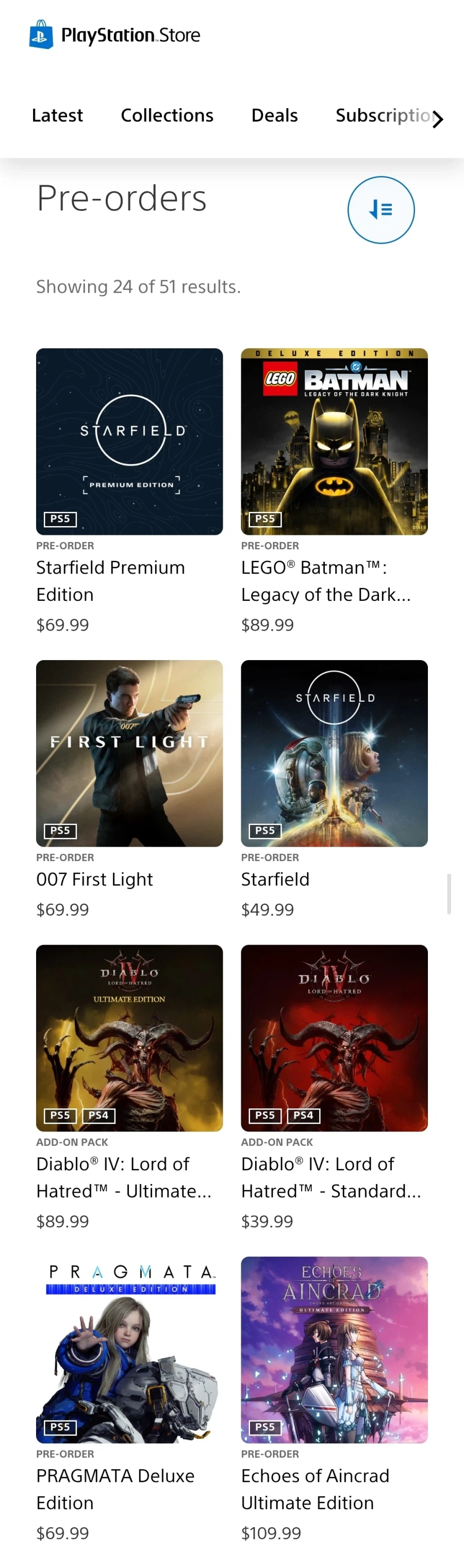 스타필드가 현재 플레이스테이션 스토어에서 예약 구매 1위를 차지_1.webp