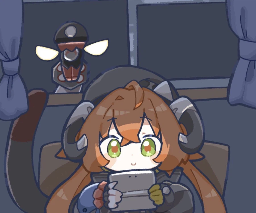 젠레스) 밤중에 몰래 게임하려다 걸리는 오르페우스_5.webp