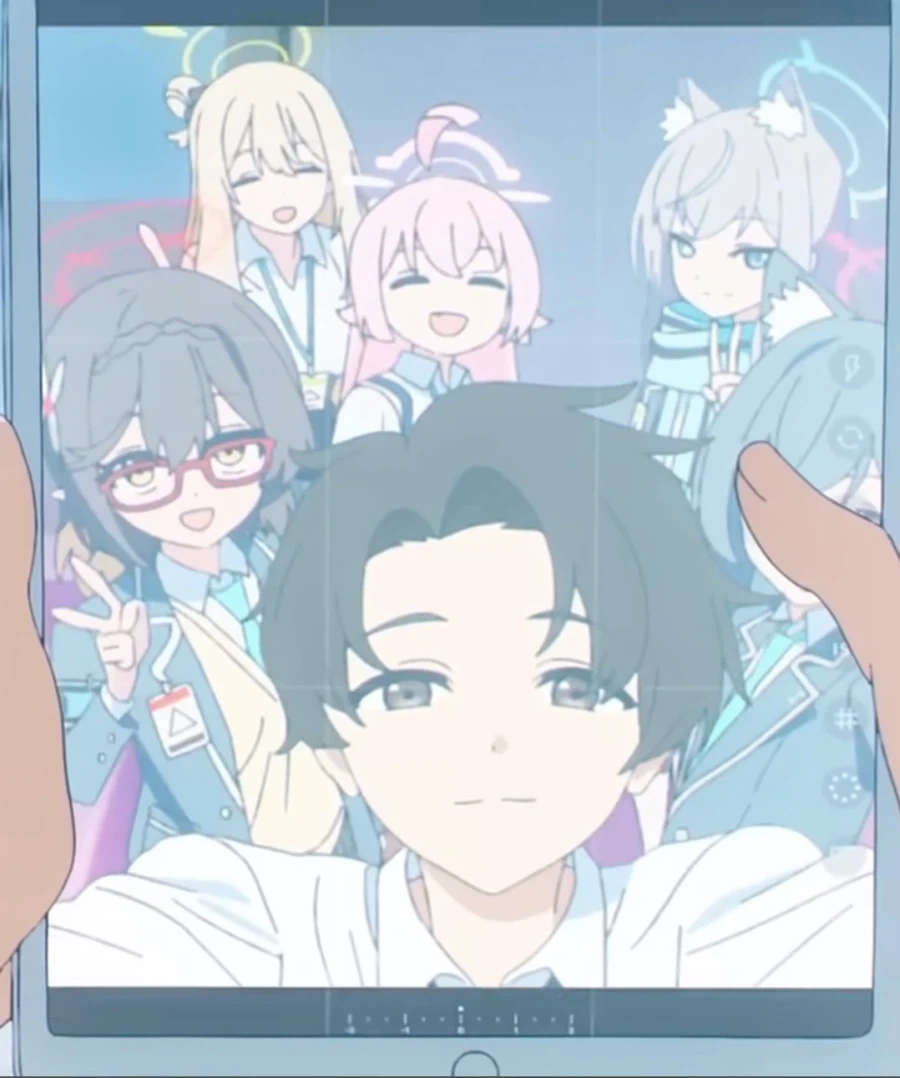 블루아카) 아비도스 학생들과 사진찍는 선생_6.webp