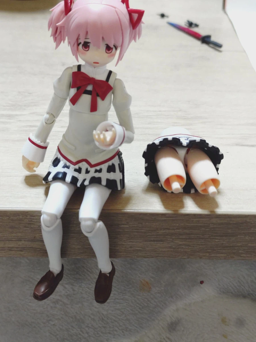 30MP 카나메 마도카 교복 Ver 가조립 + 비교 + 조합 사진_16.webp