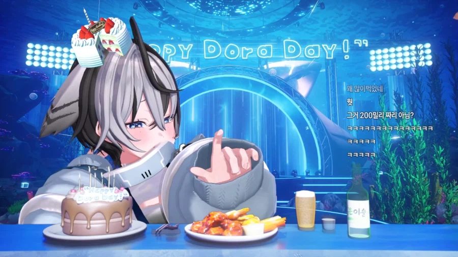 버튜버)BTS가 생일에 공연하는 도라대장_2.webp