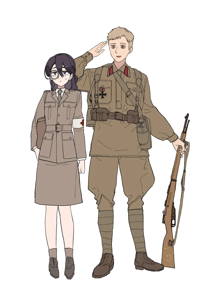 전장에서 군의관과 눈 맞은 만화_2.webp